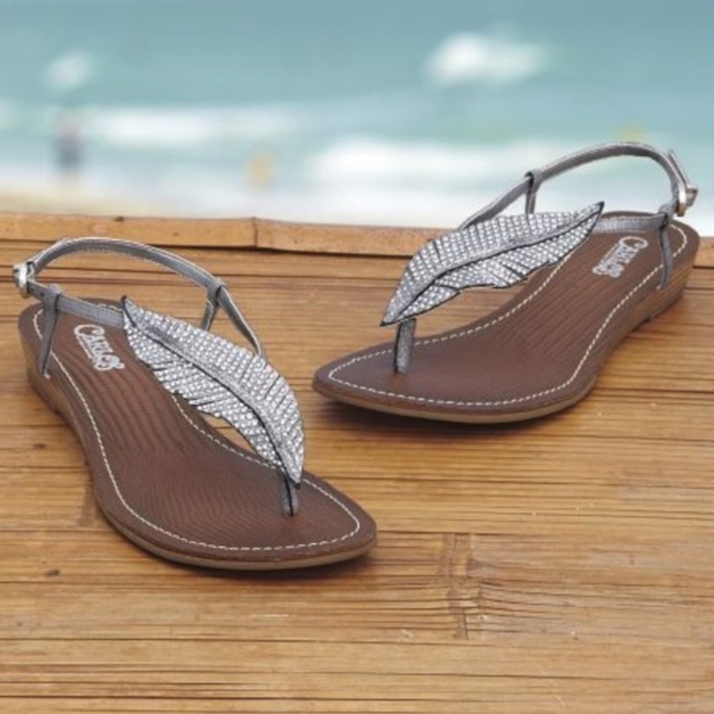 Feather Sandals
